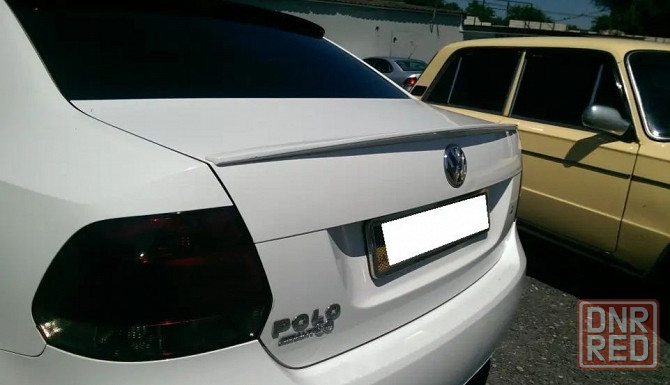 Лип спойлер Volkswagen Polo 2009-2017. Спойлер Фольцваген Поло 5 Белозерка - изображение 5
