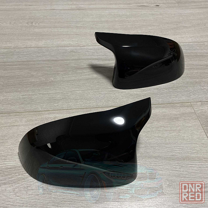 Накладки на зеркала BMW F15 F16 F25 F26 X5 X6 Черный глянец (Комплект) Белозерка - изображение 2