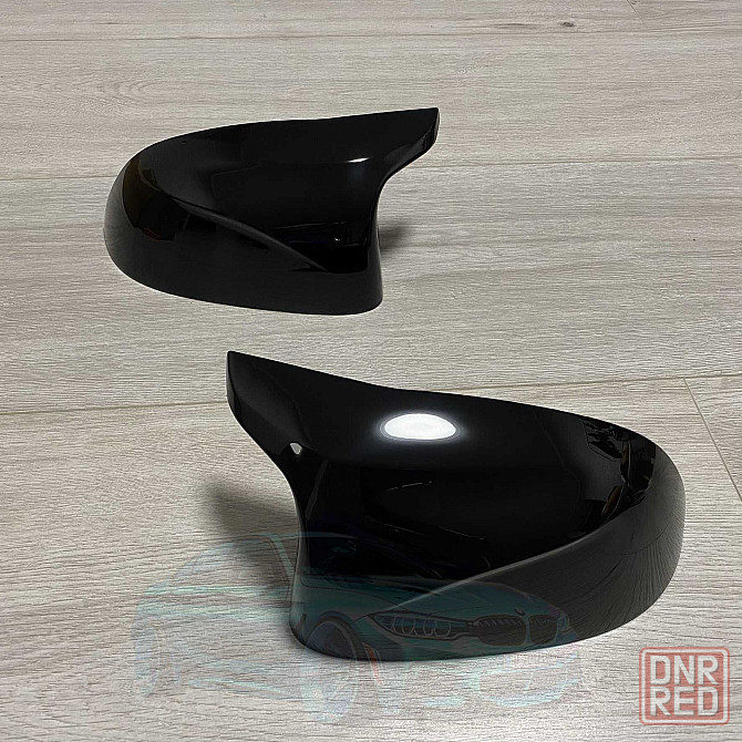 Накладки на зеркала BMW F15 F16 F25 F26 X5 X6 Черный глянец (Комплект) Белозерка - изображение 1