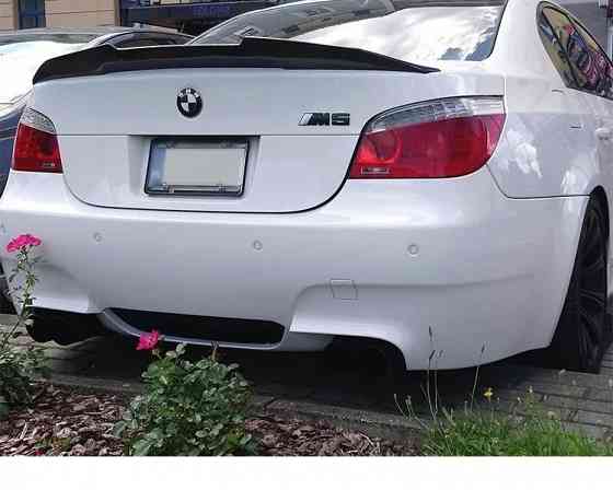 Спойлер bmw e60 PSM M4 MP накладка багажника БМВ е60 ПСМ М4 чёрный Белозерка
