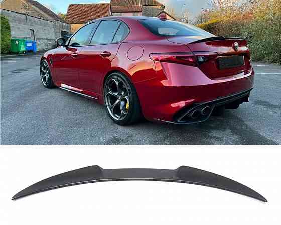 Спойлер Alfa Romeo Giulia накладка на багажник бленда спойлер альфа Белозерка