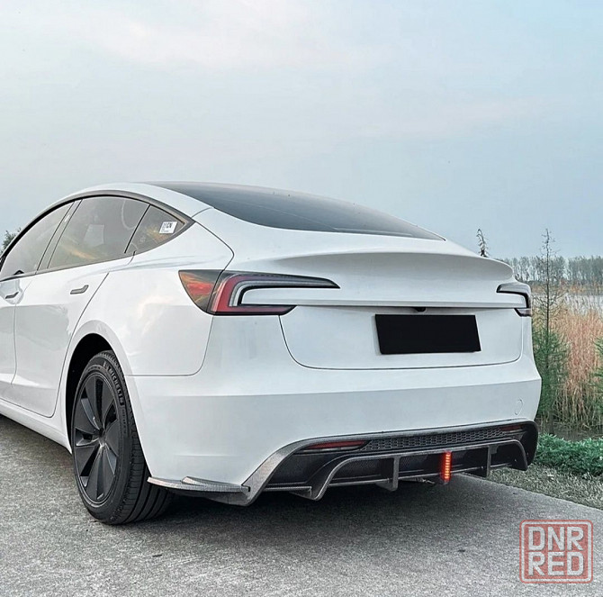 Диффузор Tesla model 3 2024 накладка заднего бампера Тесла Модел 3 Белозерка - изображение 3