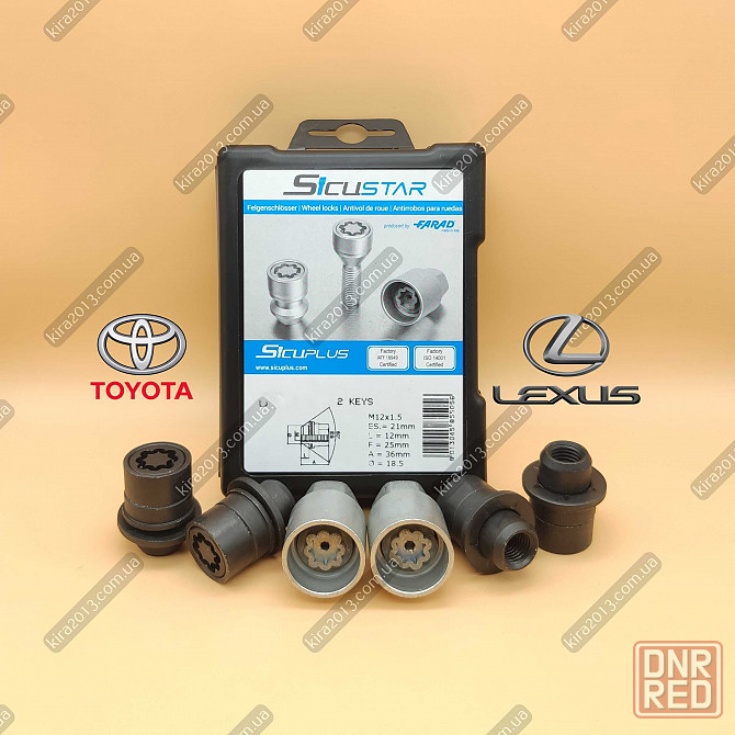 Гайка Тойота для оригинальных дисков Гайки Toyota Camry Avensis Yaris Запорожье - изображение 7