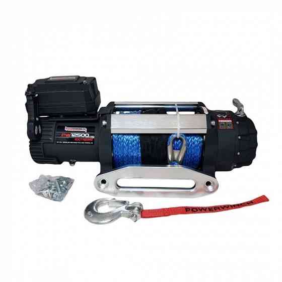 Лебедка PowerWinch k 8000 sr-12v с синтетическим тросом Запорожье