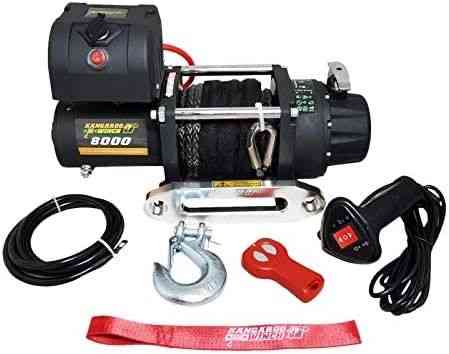 Лебедка PowerWinch k 8000 sr-12v с синтетическим тросом Запорожье