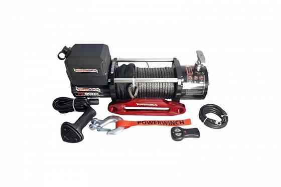 Лебедка PowerWinch k 8000 sr-12v с синтетическим тросом Запорожье