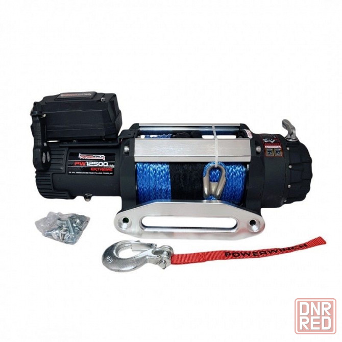Лебедка PowerWinch k 8000 sr-12v с синтетическим тросом Запорожье - изображение 6