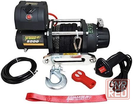 Лебедка PowerWinch k 8000 sr-12v с синтетическим тросом Запорожье - изображение 1