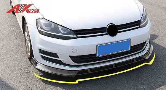 Сплиттер Губа переднего бампера VW Golf 7 накладка бампера Гольф 7 Запорожье
