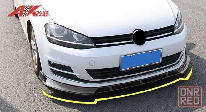 Сплиттер Губа переднего бампера VW Golf 7 накладка бампера Гольф 7 Запорожье - изображение 2