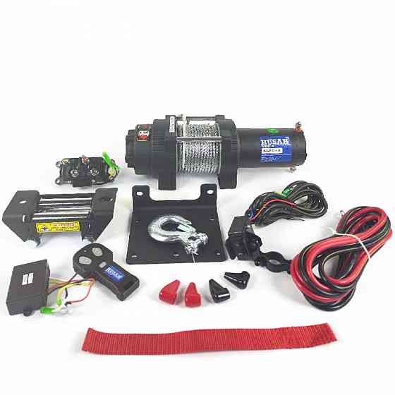 Электрическая лебедка на квадроцикл 2000 кг 12В Husar Winch (Польша) Запорожье
