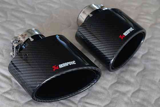 Насадки овальні глушителя Akrapovic Акрапович выхлоп прямоток BMW Audi Запорожье
