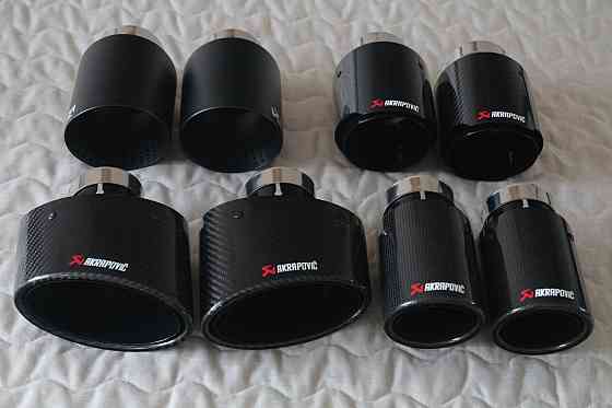 Насадки глушителя Акрапович карбон, Akrapovic Carbon (глушитель, прямо Запорожье