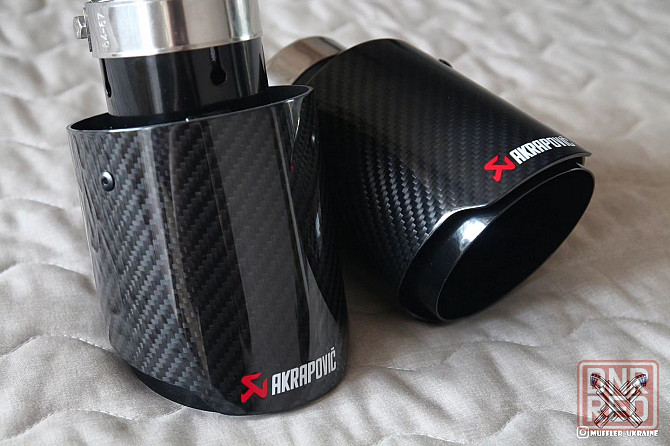 Насадки глушителя Акрапович карбон, Akrapovic Carbon (глушитель, прямо Запорожье - изображение 6