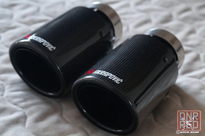 Насадки глушителя Акрапович карбон, Akrapovic Carbon (глушитель, прямо Запорожье - изображение 5