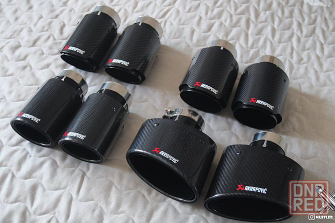 Насадки глушителя Акрапович карбон, Akrapovic Carbon (глушитель, прямо Запорожье - изображение 1