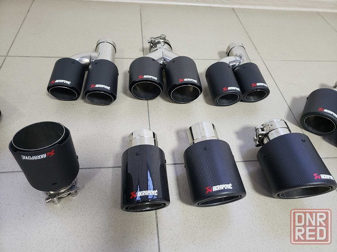 Akrapovic насадки на выхлоп двойные одинарные акрапович карбон трубы Запорожье - изображение 5