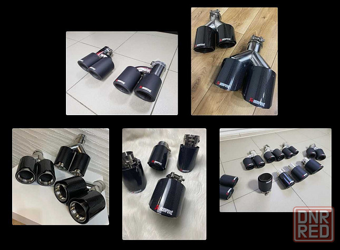 Akrapovic насадки на выхлоп двойные одинарные акрапович карбон трубы Запорожье - изображение 1