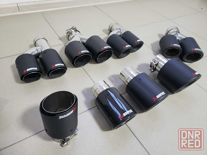 Akrapovic насадки на выхлоп двойные одинарные акрапович карбон трубы Запорожье - изображение 2