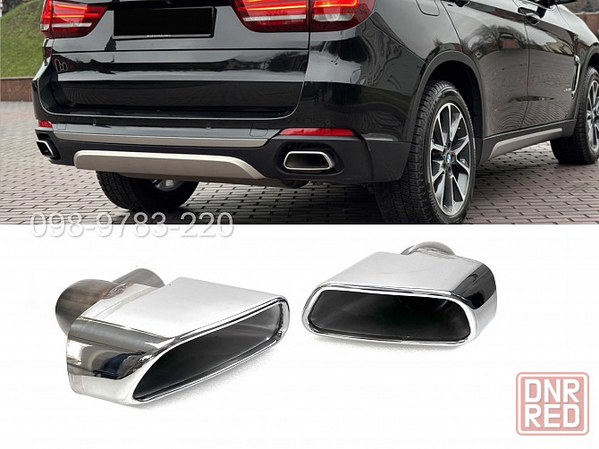 Насадки BMW F15 на выхлоп вихлоп на bmw f15 2013-2018 M Sport  бмв ф15 Запорожье - изображение 1