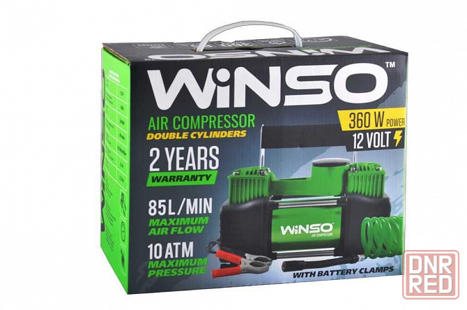 Компрессор автомобильный двухпоршневой Winso Запорожье - изображение 3