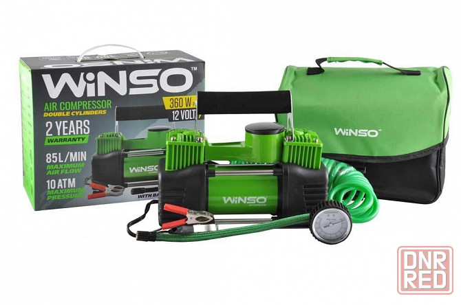Компрессор автомобильный двухпоршневой Winso Запорожье - изображение 2