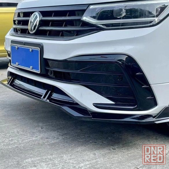 Сплиттер губа бампера Volkswagen Tiguan накладка переднего бампера Запорожье - изображение 2