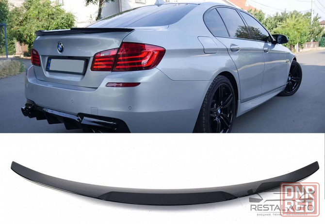 Спойлер BMW 5 F10 стиль CS M4 Черный глянец новый бмв ф Запорожье - изображение 1