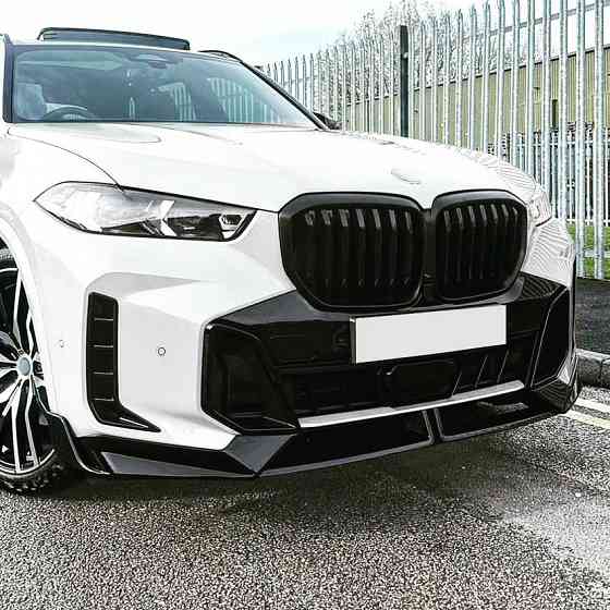 Сплиттер губа BMW X5 G05 LCI накладка переднего бампера БМВ Г05 Запорожье