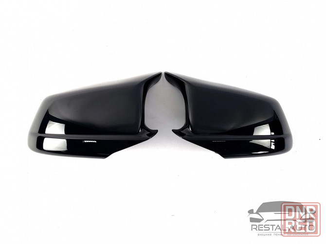 Накладки на зеркала M-Look на BMW 5 F10 F11 10-13 Черный глянец дорест Запорожье - изображение 1
