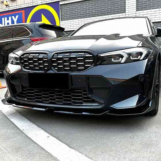 Сплиттер губа переднего бампера BMW G20 23+ накладка бампера БМВ Г20 Запорожье