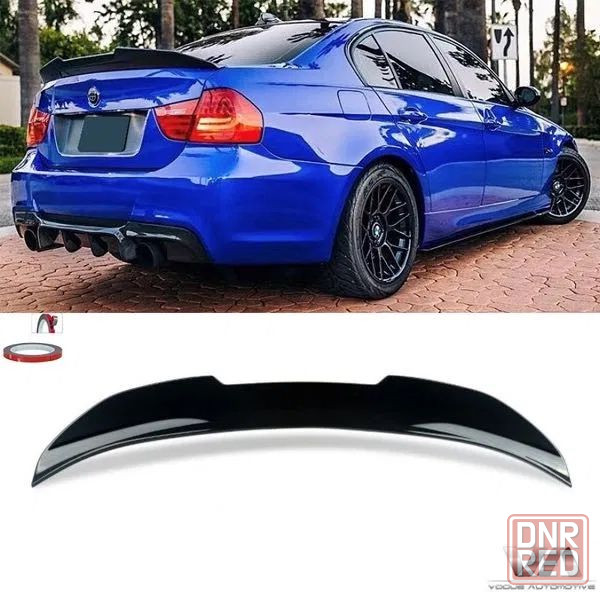Спойлер BMW 3 E90 PSM накладка на багажник БМВ Е90 бленда антикрыло Запорожье - изображение 2