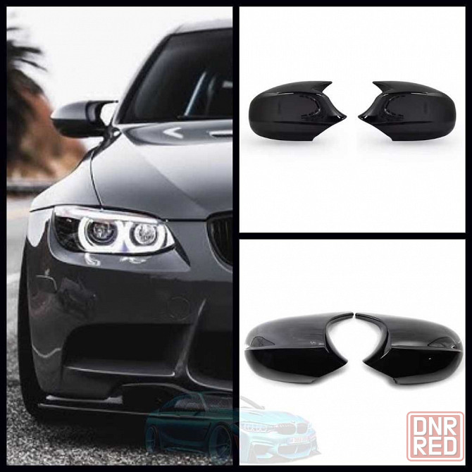 Накладки на зеркала BMW E90 E92 E88 E82 Черный глянец (Комплект) Запорожье - изображение 1