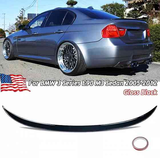 Спойлер крышки багажника BMW 3 E90 M3 стиль накладка диффузор сплиттер Запорожье