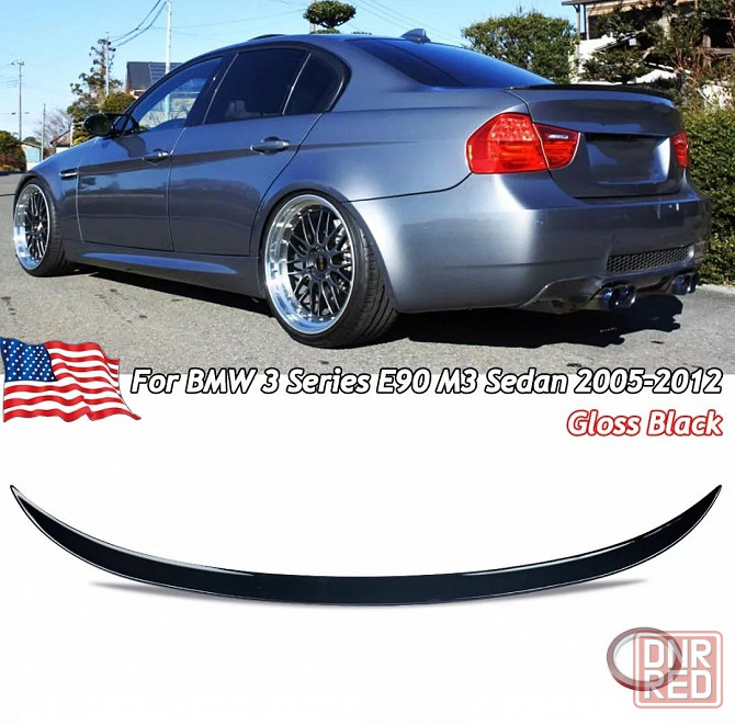 Спойлер крышки багажника BMW 3 E90 M3 стиль накладка диффузор сплиттер Запорожье - изображение 1