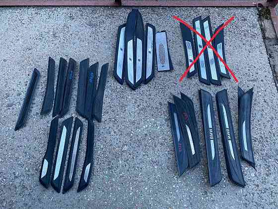Накладки на пороги М-стиль, обычные BMW F10 F30 F01 Запорожье