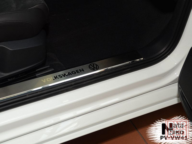 Накладки на пороги Volkswagen Passat B5 B6 B7 B8 CC Polo Tiguan Touran Запорожье - изображение 3