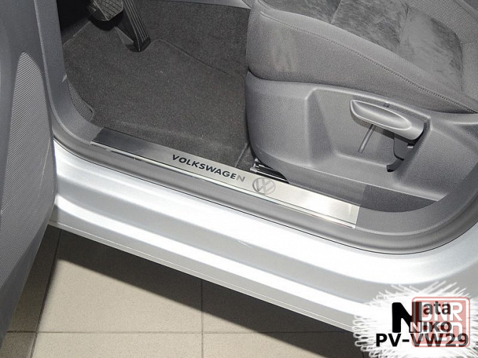 Накладки на пороги Volkswagen Passat B5 B6 B7 B8 CC Polo Tiguan Touran Запорожье - изображение 5
