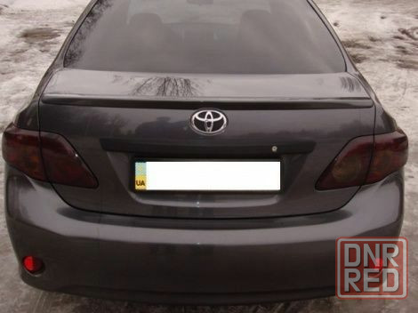 Лип спойлер сабля  Toyota Corolla 2007-2012 козырек на стекло Корола Запорожье - изображение 3