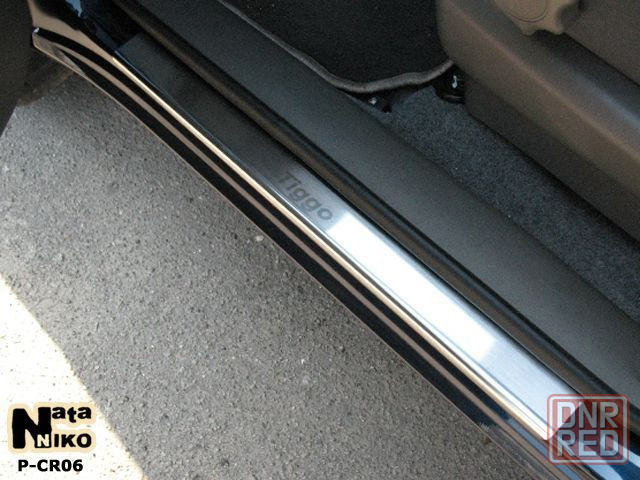 Накладки на пороги Chery Amulet Beat Kimo QQ Tiggo Porsche Cayenne Запорожье - изображение 1