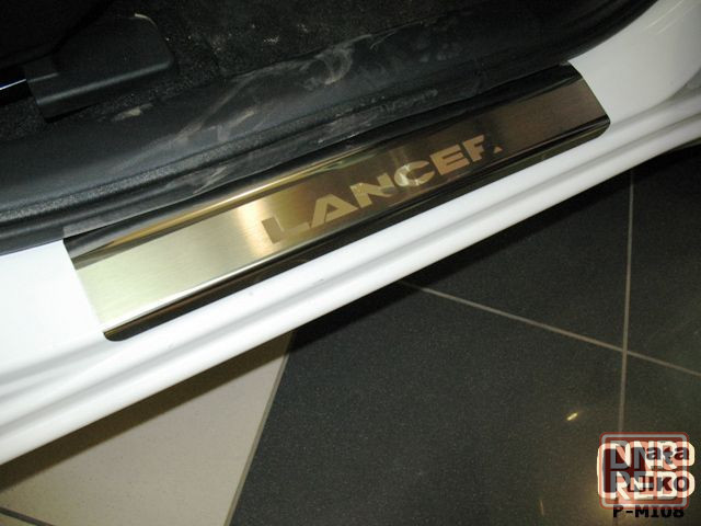 Накладки на пороги Mitsubishi Outlander PAJERO WAGON SPORT Lancer 9 10 Запорожье - изображение 1
