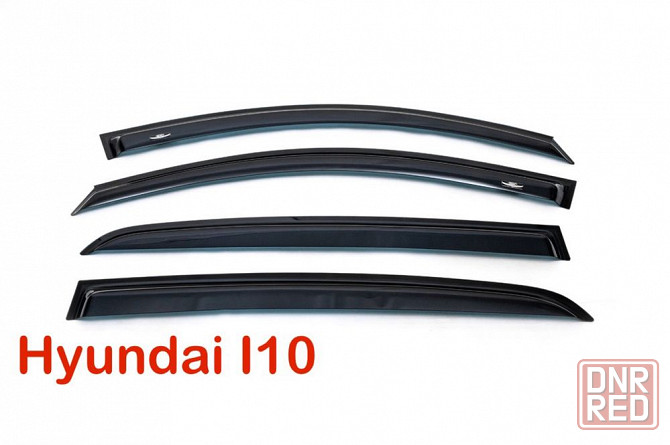 Ветровики Hyundai i10 grand (5dr)/xcent(4dr) 2013 current frt ТОП цена Запорожье - изображение 1