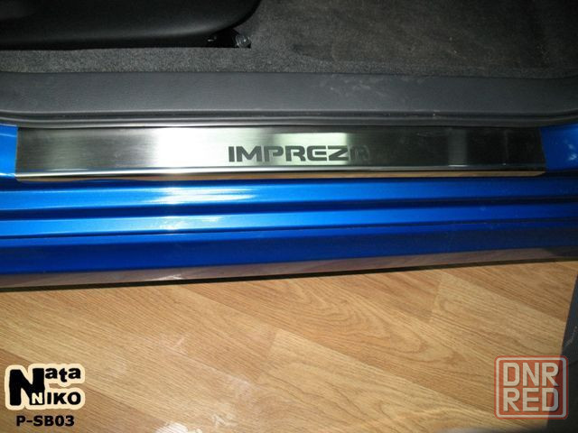 Накладки на пороги Subaru Forester Impreza Legacy Outback XV Запорожье - изображение 4
