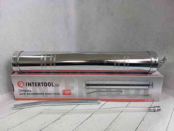 Шприц для заливки масла 1000 мл INTERTOOL AT-3066 Запорожье