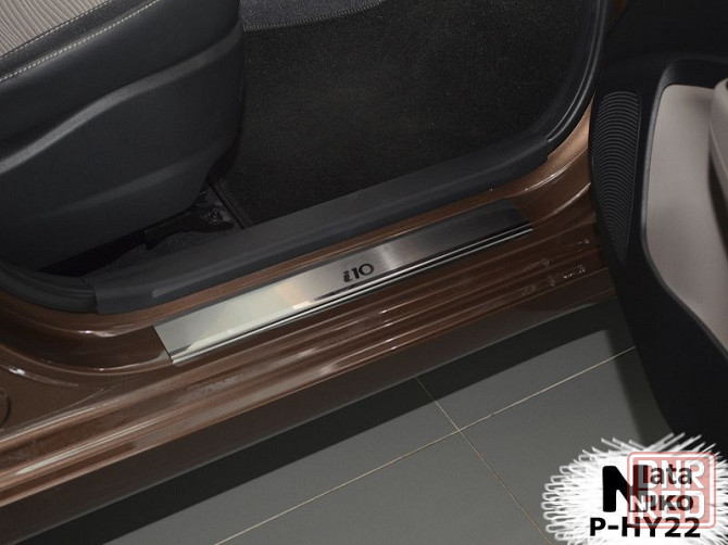 Накладки на пороги Hyundai Accent SOLARIS Elantra Getz Grandeur H-1 Запорожье - изображение 5