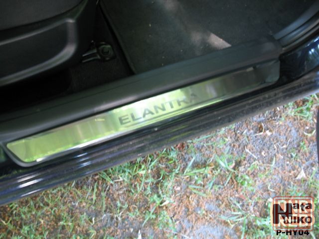 Накладки на пороги Hyundai Accent SOLARIS Elantra Getz Grandeur H-1 Запорожье - изображение 2