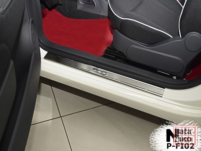 Накладки на пороги Fiat Bravo Doblo CROMA Ducato Fiorino Qubo Freemont Запорожье - изображение 1