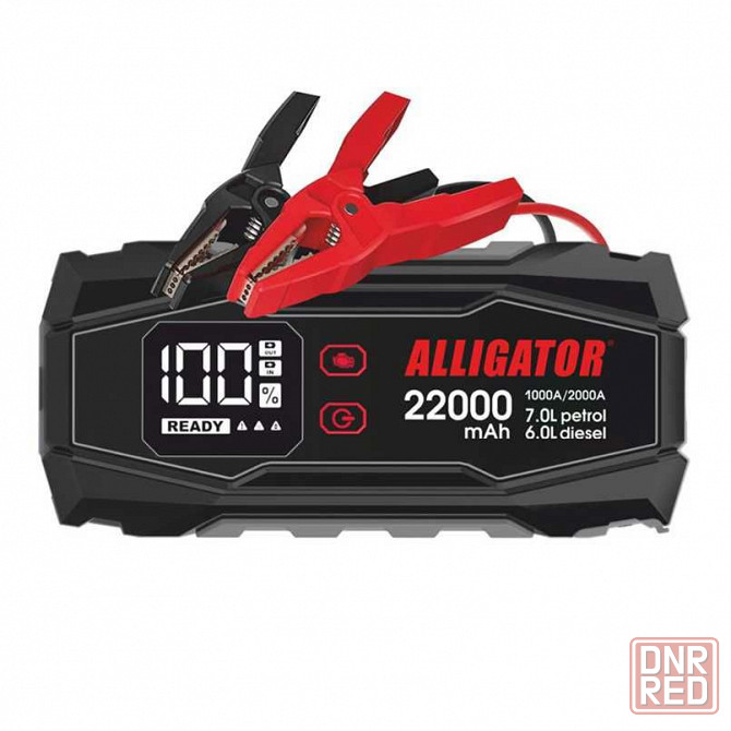 Пуско-зарядное устройство бустер  Alligator 1000A/2000A 22000mAh Запорожье - изображение 2