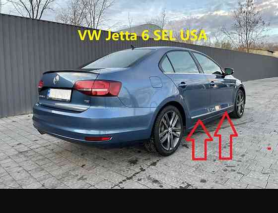 Хром молдинги дверей для VW Jetta 6 S, SE, SEL Premium 2011-18 Запорожье