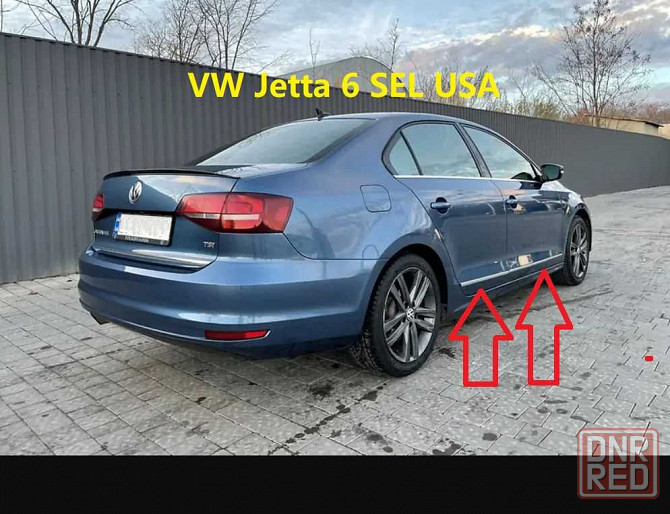 Хром молдинги дверей для VW Jetta 6 S, SE, SEL Premium 2011-18 Запорожье - изображение 1